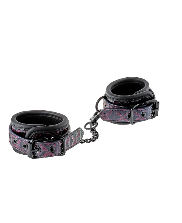 Dream Τoys Blaze Luxury Fetish Handcuffs, Ρυθμιζόμενες Χειροπέδες, Purple