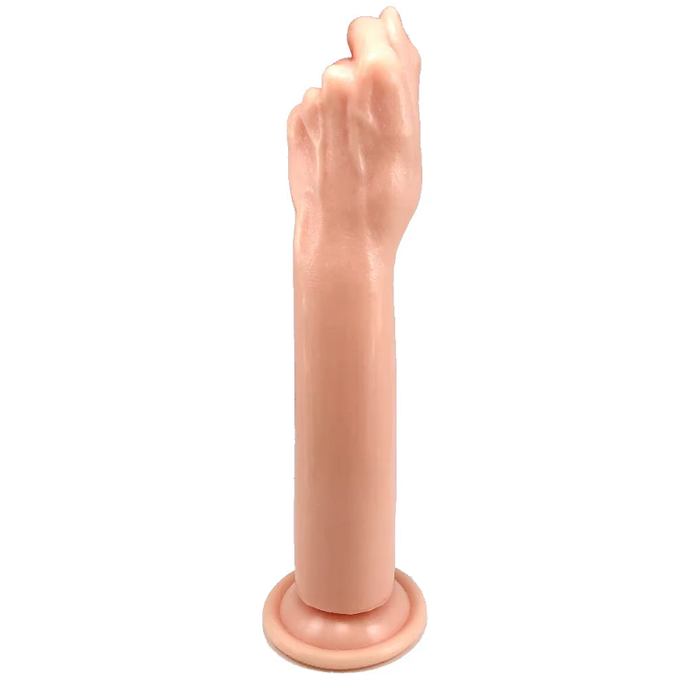 SMD Gripper, Fist Dildo with Suction Cup 33cm, Fist with Suction Cup Base, Light Flesh