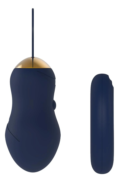 Dream Toys Goddess Collection Apollo, Egg Vibrator Remote Controlled, Δονητής Egg Ασύρματος, 7 rhythms, 3 speeds, Blue