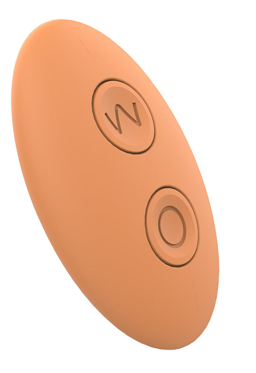 Dream Toys Glam, Couples Vibrator Wireless Remote, Διπλός Δονητής για Ζευγάρια, 4 Rhythms & 3 Speeds, Orange