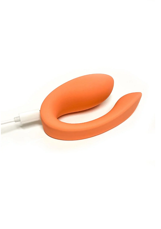 Dream Toys Glam, Couples Vibrator Wireless Remote, Διπλός Δονητής για Ζευγάρια, 4 Rhythms & 3 Speeds, Orange