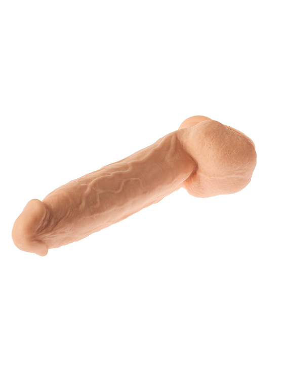 Dream Toys Mr Dixx Giant Gio, Realistic Flexible Dildo, Suction Cup, Ρεαλιστικό Dildo με Όρχεις και Βεντούζα, 30cm, Flesh