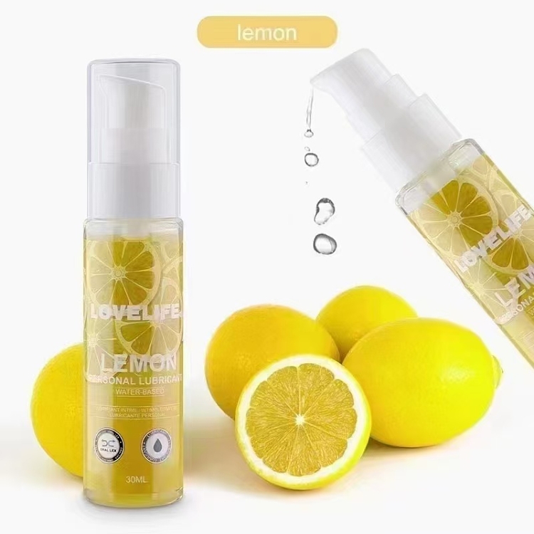 Kailin Fruitastic Lemon Flavoured Water Based Lube, Λιπαντικό με Γεύση Λεμόνι, 5 x 30ml