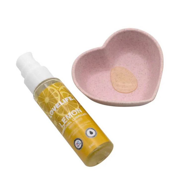 Kailin Fruitastic Lemon Flavoured Water Based Lube, Λιπαντικό με Γεύση Λεμόνι, 5 x 30ml