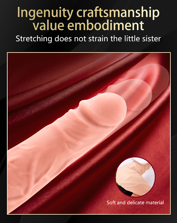 SMD Treasure Love, Realistic Silicone Vibrator Dildo 21cm με Remote, Thrusting, Heating & Swinging Function