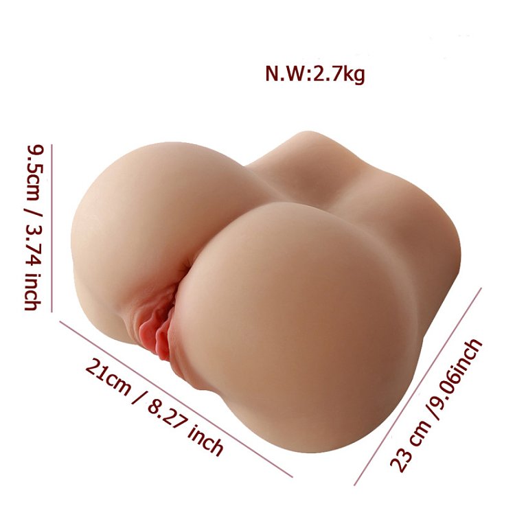 Summer Vibe Masturbator, διαστάσεις 21 × 23 × 9,5 cm και βάρος 2,7 kg