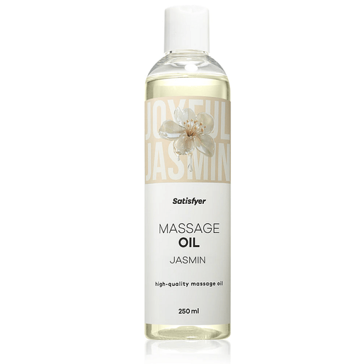 Satisfyer Jasmine Massage Oil, Λάδι για Αισθησιακό Μασάζ με Άρωμα Γιασεμί, 250ml