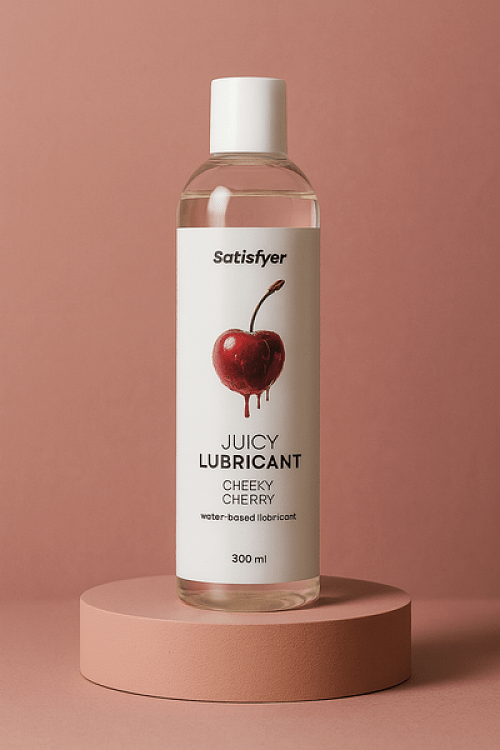 Satisfyer Juicy Lubricant, Water Based Λιπαντικό, Cheeky Cherry, 300ml