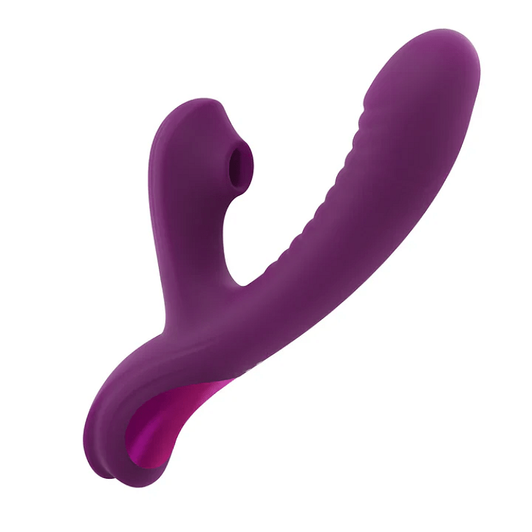 Tracy's Dog AI Beta 3-In-1 Rabbit Smart Vibrator With App Control & AI Companion, 3 Suction & 10 Vibration Modes, Purple
