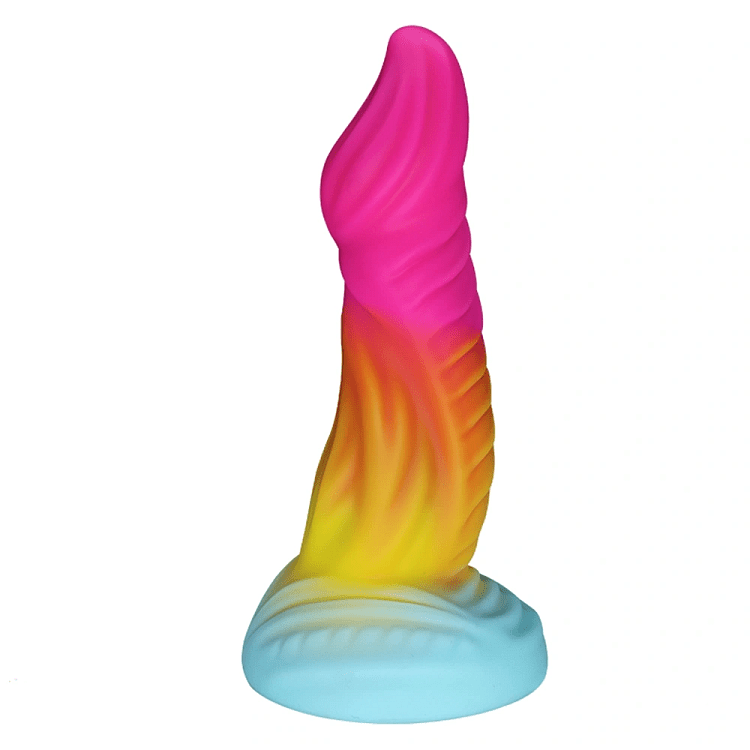 SMD Ravager Monster Dildo Collection Multicolor Silicone Monster Dildo with Suction Cup, 20.4 cm