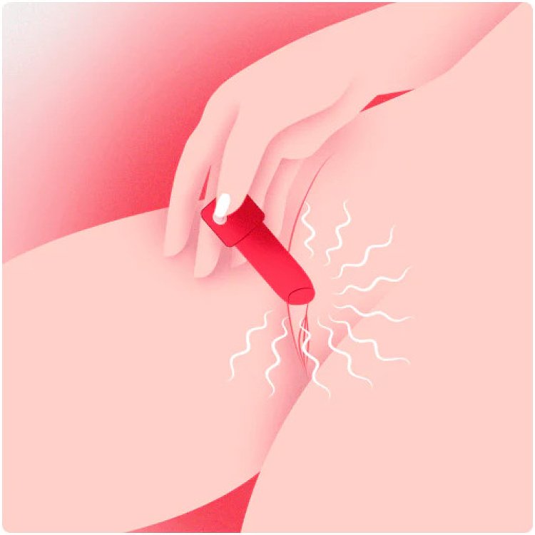 Tracy's Dog Surreal App Controlled Lipstick Vibrator, Silky-Soft Silicone, Portable & Whisper-Quiet With 10 Vibration Modes, Red