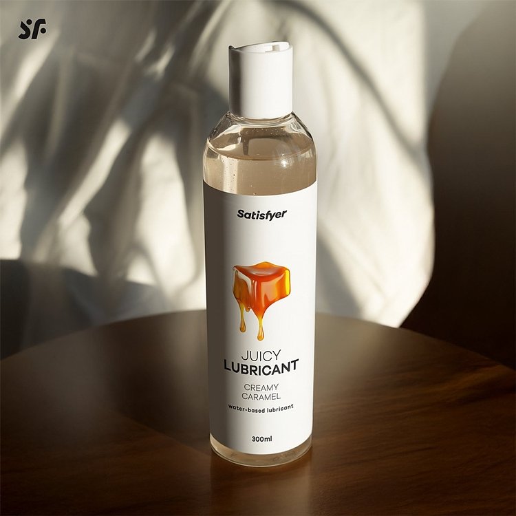 Satisfyer Juicy Lubricant, Water Based Λιπαντικό, Creamy Caramel, 300ml