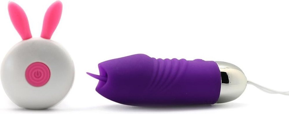 SMD Bunny Vibe, 2-in-1 Clitoral & G-Spot Bullet Vibrator for Couples, Ασύρματος Κλειτοριδικός Δονητής για Ζευγάρια, Purple