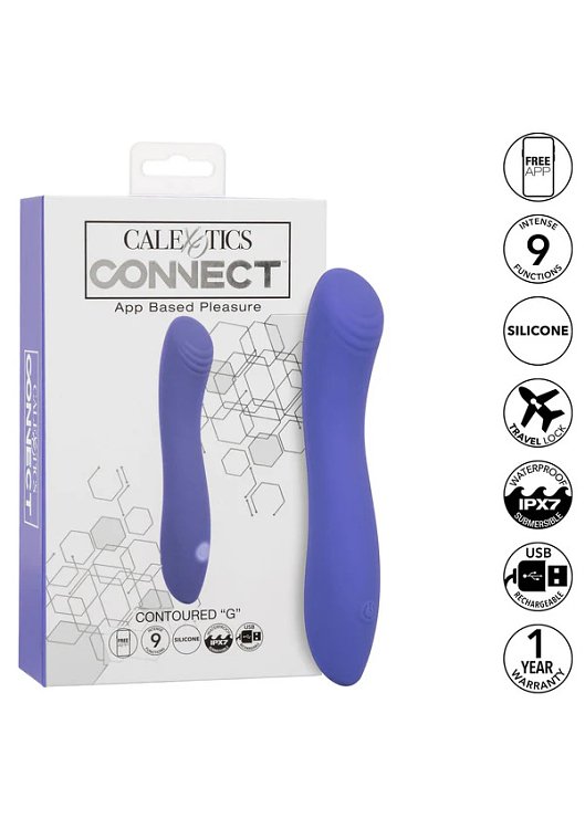 Calexotics Connect Calex Connect Contour G Vibrator, Purple
