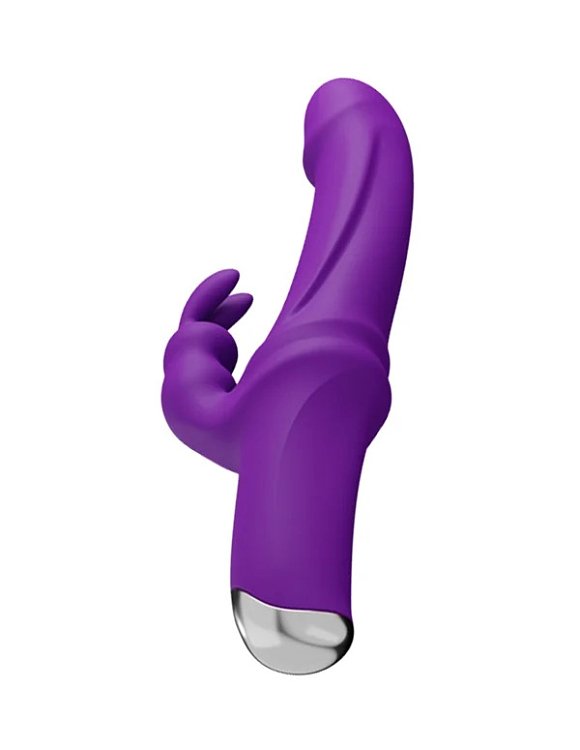 SMD Bunnie Hero, Rabbit Clitoral Stimulation and G Spot Vibrator 2-in1, Διπλός Δονητής με 10 Vibrating Modes, Purple