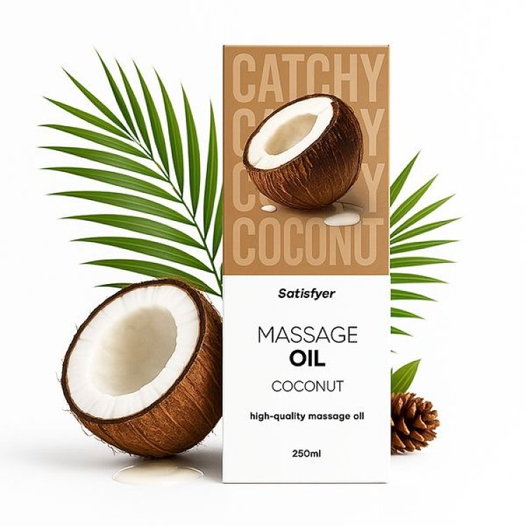 Satisfyer Coconut Massage Oil, Λάδι για Αισθησιακό Μασάζ με Άρωμα Καρύδα, 250ml