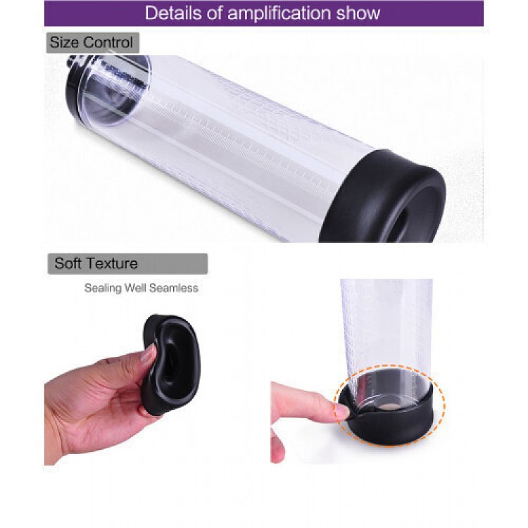 Penis Pump with Trigger Handle Αεραντλία Τρόμπα Επιμήκυνσης Πέους με Σκανδάλη 25cm