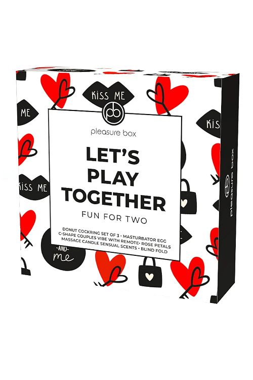 DreamToys Pleasure Box Let's Play Together, Complete Kit With Toys & Accessories for Couples, Πλήρες Σετ Sex Toys για Ζευγάρια