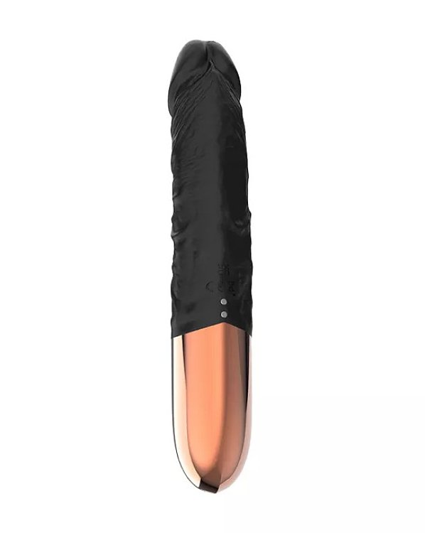 SMD Wet Mess, Realistic Vibrator Dildo 23cm Ρεαλιστικός Δονητής Σιλικόνης με Οθόνη LED, Black