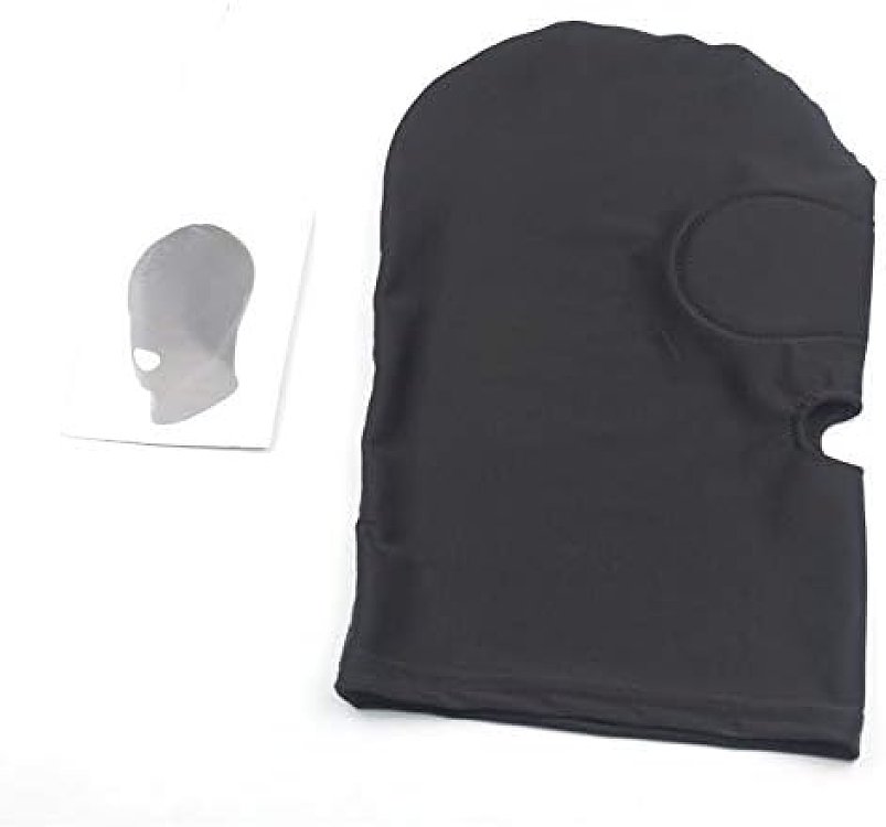 SMD WideShut, BDSM Mask Open Mouth, Μάσκα Spandex, Black