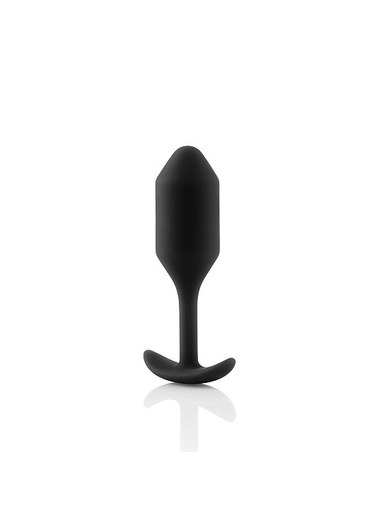 B-Vibe Snug Plug 2 Butt Plug 11cm, Black