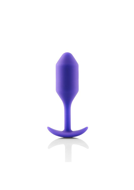 B-Vibe Snug Plug 2 Butt Plug 11cm, Purple