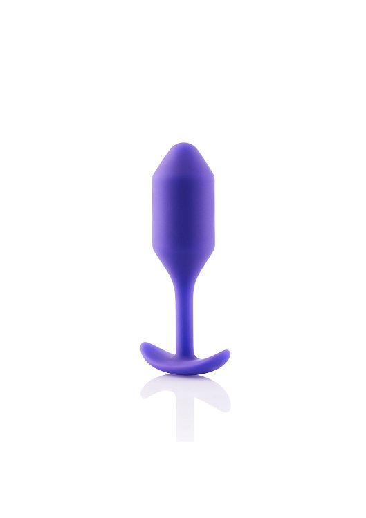 B-Vibe Snug Plug 2 Butt Plug 11cm, Purple