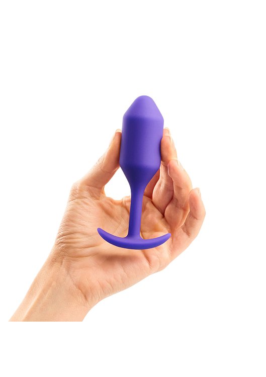 B-Vibe Snug Plug 2 Butt Plug 11cm, Purple