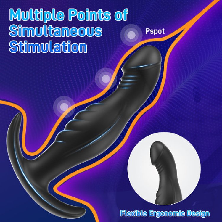 SMD Butt Plug Set For Couples Realistic Edition, Ρεαλιστική Πρωκτική Σφήνα από Σιλικόνη, Σετ των 3 (S / M / L ), Black