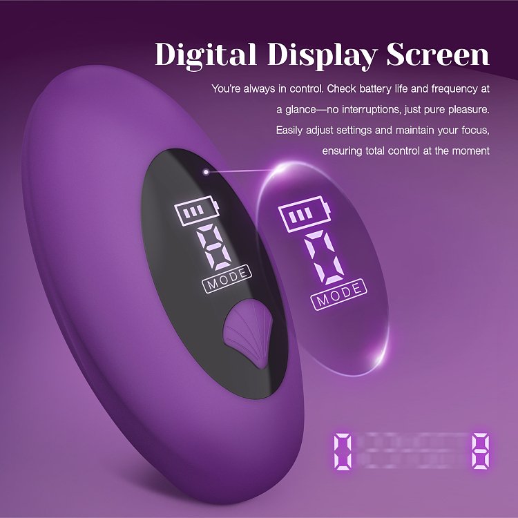 Tracy's Dog Flamingo S Clitoral Sucking Vibrator, 8 Intensities, Purple