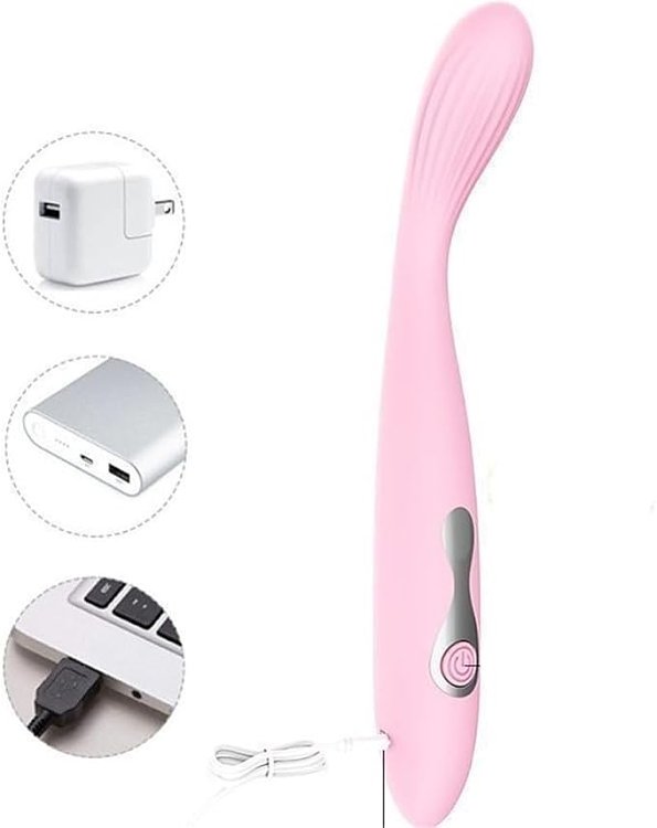 SMD G-Hook, G-Spot Vibrator Bendable με 10 Vibration Modes, Bubblegum Pink
