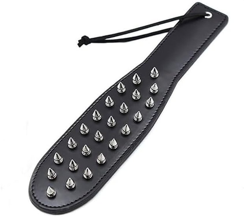 SMD Doit Paddle with Nails 34cm from Vegan Leather, Black
