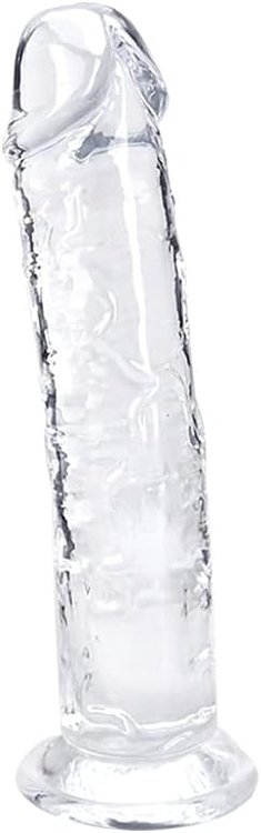SMD Vanguard, Realistic Dildo 23cm Ρεαλιστικό Dildo με Βεντούζα, Clear