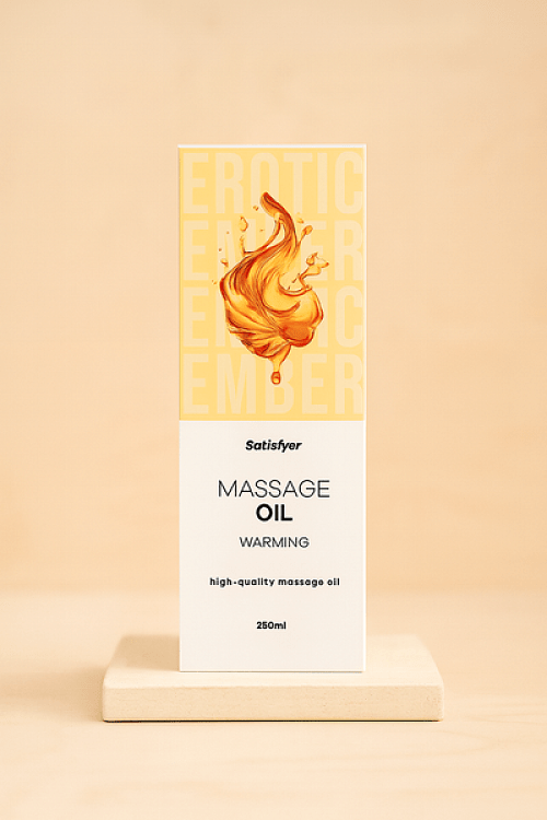 Satisfyer Warming Massage Oil, Λάδι για Αισθησιακό Μασάζ με Θερμαντική Δράση, 250ml