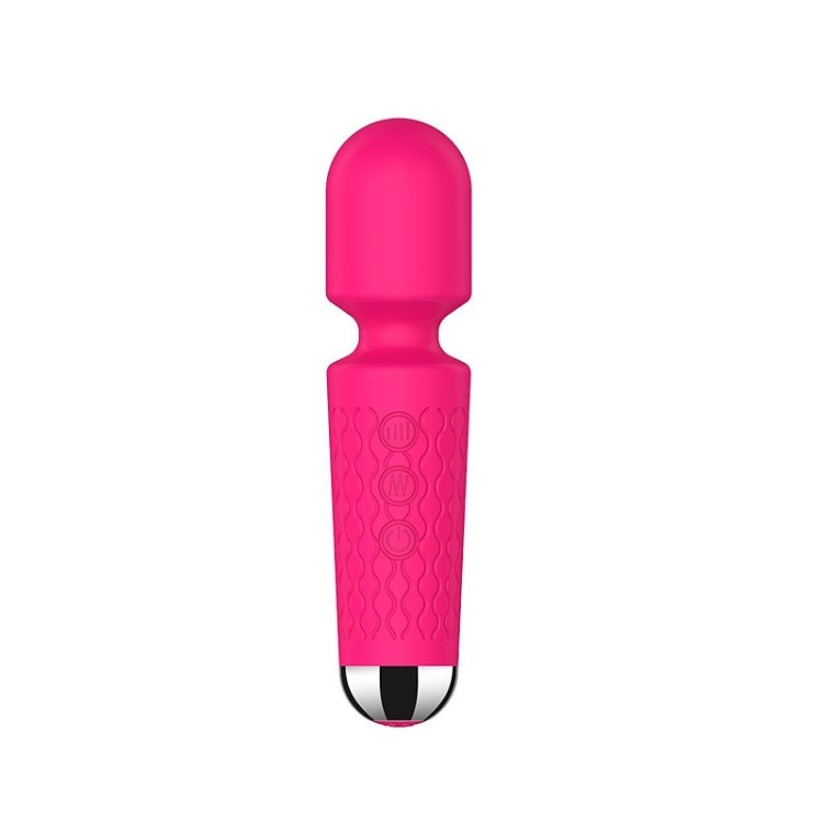 SMD Vibrator Wand Pocket, Ασύρματος Κλειτοριδικός δονητής 15cm, 20 Vibrations & 8 intensities, Pink