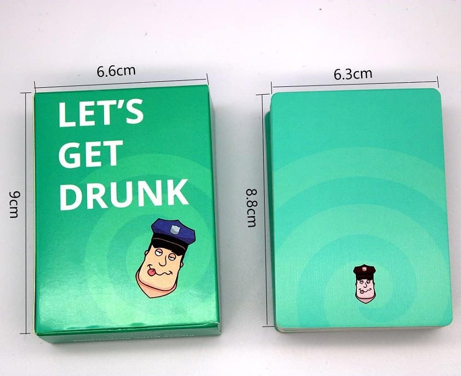 Toyz4lovers Let's Get Drunk Drinking Games for Adults Επιτραπέζιο Παιχνίδι για 2-8 Παίκτες 21+ Ετών (EN)