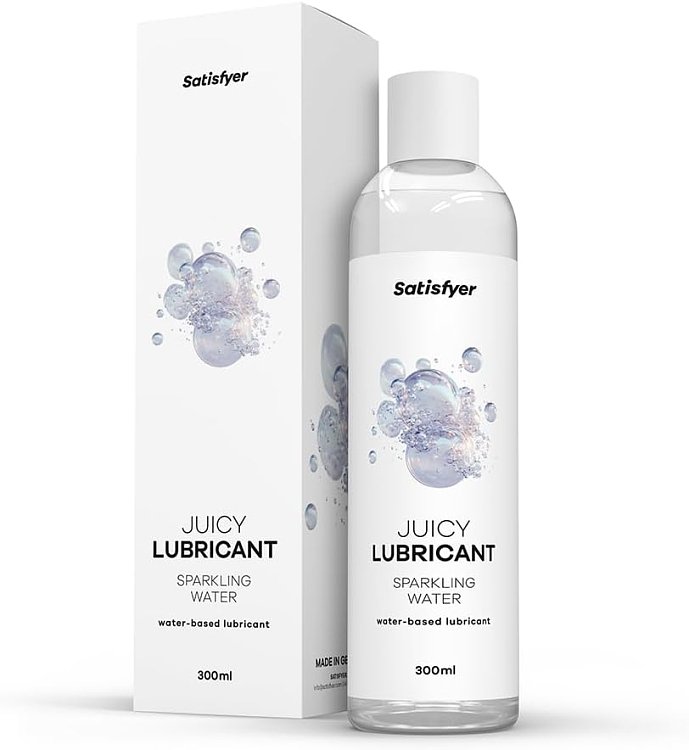 Satisfyer Juicy Lubricant, Water Based Λιπαντικό, Sparkling Water, 300ml