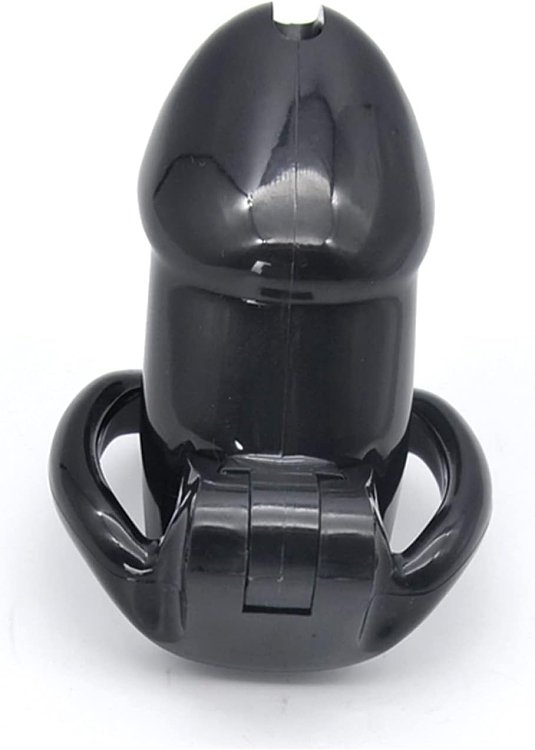 SMD EnCaged, Chastity Male Penis Cage, Adjustable 4 Fits, Hidden Lock & Hollow Design, Black