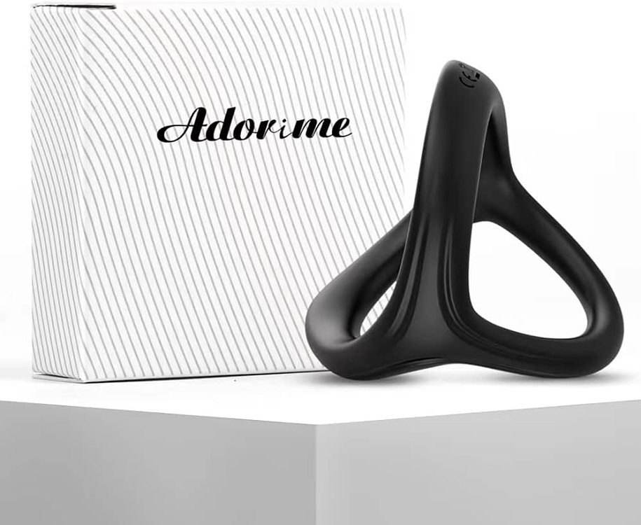 SMD Mr Strong, 3-in-1 Cock Ring and Penis Enhancer, Black