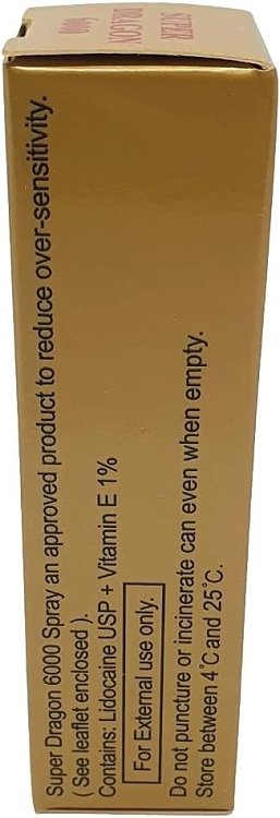 Super Dragon Delay 6000 Επιβραδυντικό Spray για Άνδρες, 12ml