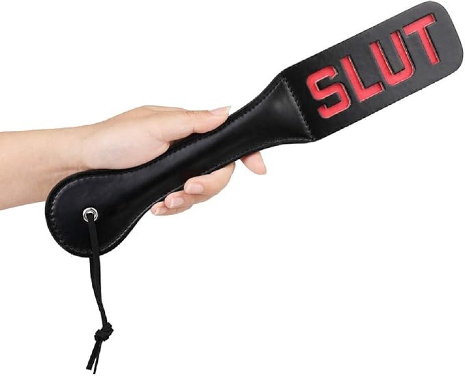 SMD Doit Paddle Sluted 32cm από Vegan Leather, Black