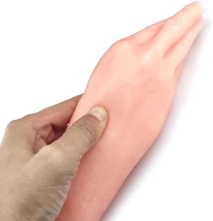 SMD BiPlex, Double Ended Huge Dildo 37cm, Διπλής Απόληξης, Light Flesh