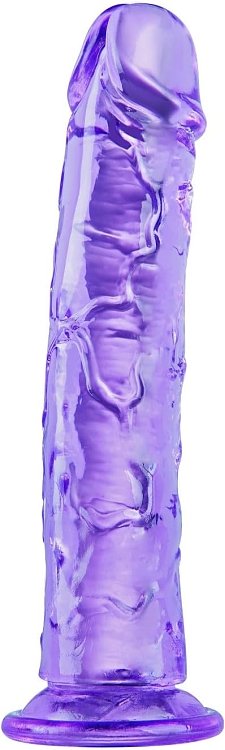 SMD Vanguard, Realistic Dildo 21cm Ρεαλιστικό Dildo με Βεντούζα, Purple / Clear
