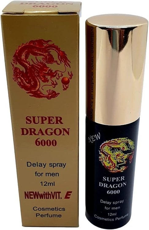 Super Dragon Delay 6000 Επιβραδυντικό Spray για Άνδρες, 12ml