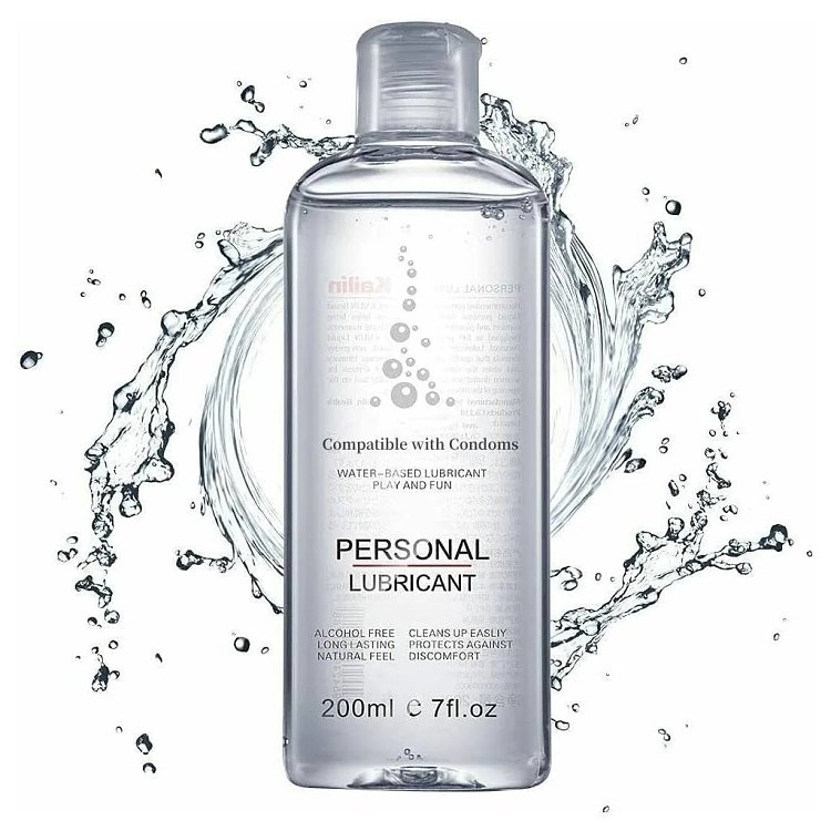 Kailin Water-Based Lubricant, Long-Lasting & Natural Feeling Lubricant 200ml