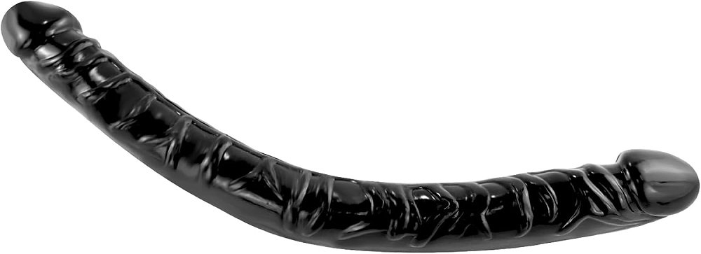 SMD The Dirty Double, Double Edged Realistic Dildo 33cm, Black