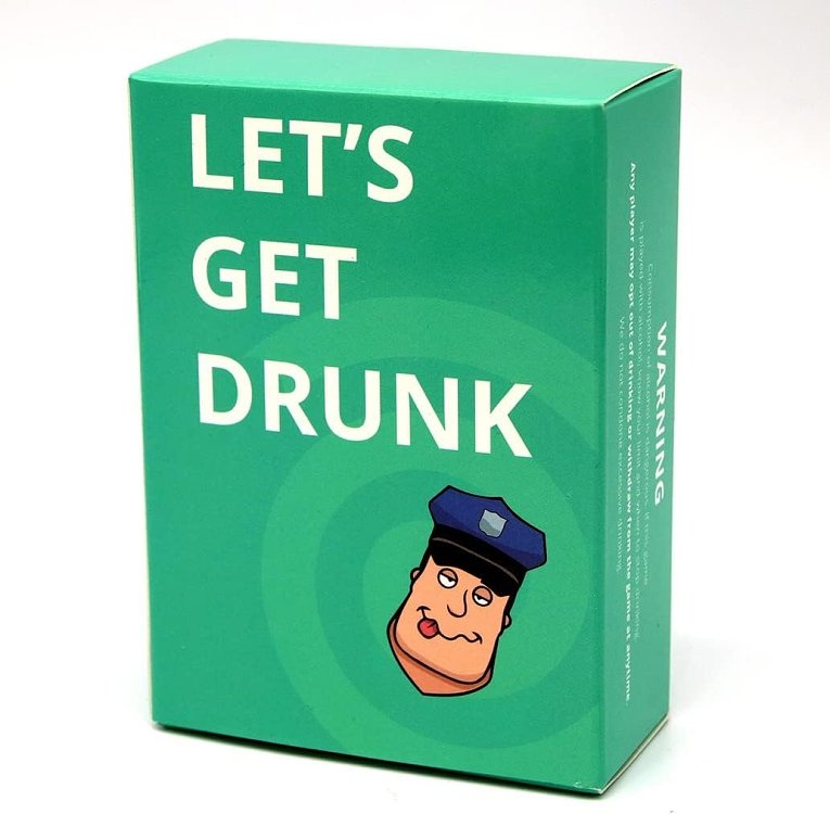 Toyz4lovers Let's Get Drunk Drinking Games for Adults Επιτραπέζιο Παιχνίδι για 2-8 Παίκτες 21+ Ετών (EN)