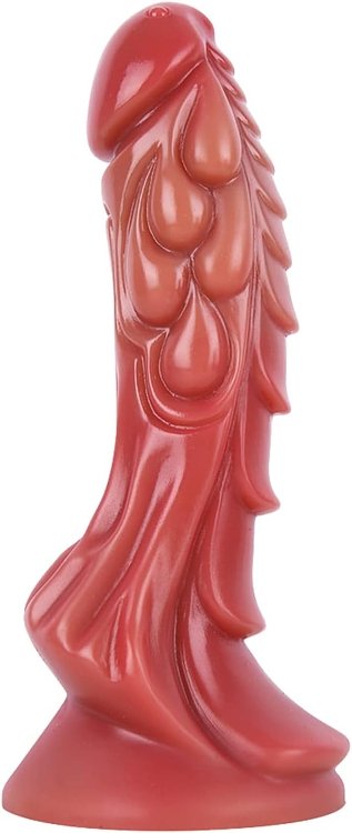 SMD Savage Monster Dildo Collection, Realistic Beast Dildo With Suction Cup, 21cm, Brown