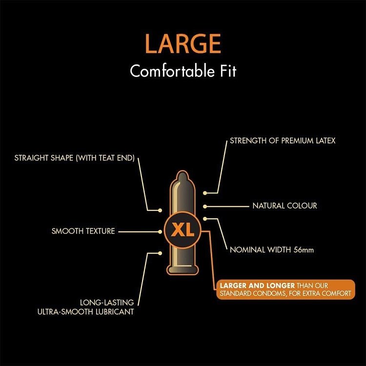Skyn Large (King Size) Condoms 10pcs