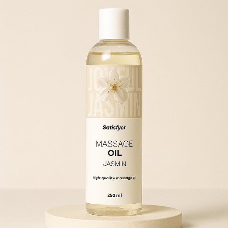 Satisfyer Jasmine Massage Oil, Λάδι για Αισθησιακό Μασάζ με Άρωμα Γιασεμί, 250ml